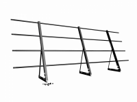 Ограждение скатной кровли H=1200мм (3 трубы)